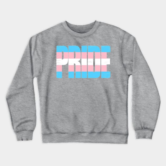 Transgender Pride Crewneck Sweatshirt by ianscott76